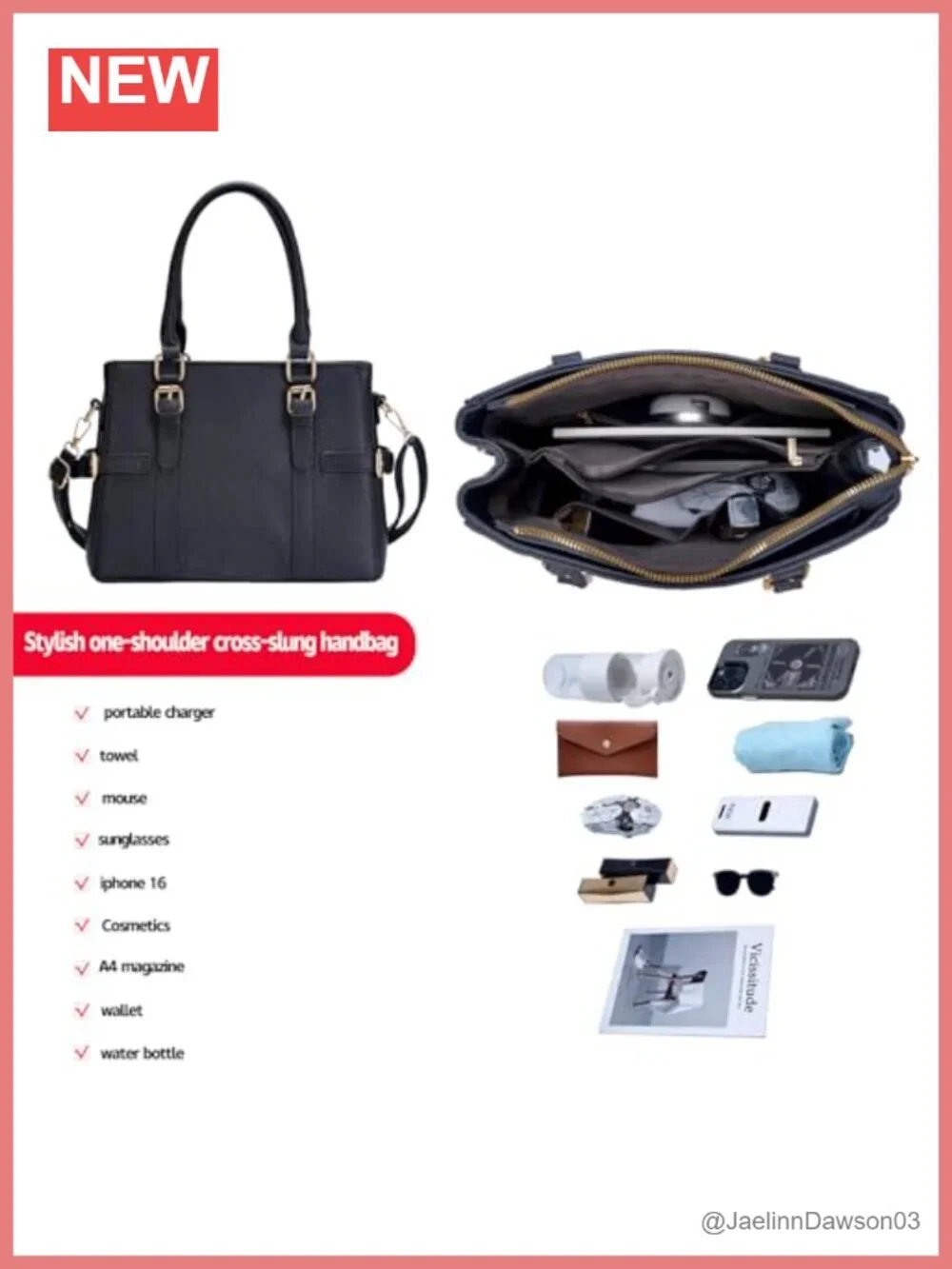 Faux Leather Women's Top Handle Satchel Purse 2-Piece Set with Wallet